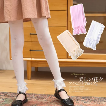Deti, dievčatá bavlna priedušná jar a na jeseň tenké prekladané KT mačka nine-point nohavice legíny