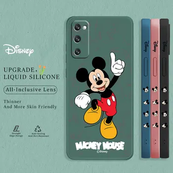 Telefón puzdro Pre Samsung Galaxy S22 S21 S20 S10 S8 S9 S10e Ultra Plus FE Poznámka 20 Kvapaliny Candy Beží Mickey Mouse Dizajn