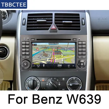 Pre Mercedes Benz W639 2003~2012 NTG Auto Android Multimédiá GPS Navigácie DVD Prehrávač Rádio Stereo BT, USB, SD, AUX WIFI HD Displej