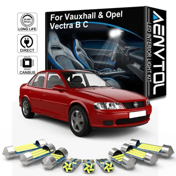 AENVTOL Interiérové LED Svetlo Canbus Pre Vauxhall Opel Vectra C GTS Ladenie Caravan 1999 2000 2001 2003 2004 2005 2006 Príslušenstvo