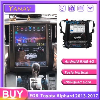 auto stereo Prehrávač Multimediálnych súborov Na Toyotu Alphard roky 2013-2017 auta GPS navigácie systém android, vertikálne obrazovka autorádia prehrávač
