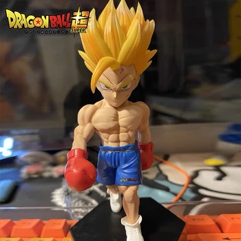 22 cm Dragon Ball Son Goku Gohan Vegeta Obrázok Muscle Fitness Anime Postavy Dbz Super Saiyan Akčná Figúrka Socha Model Dary