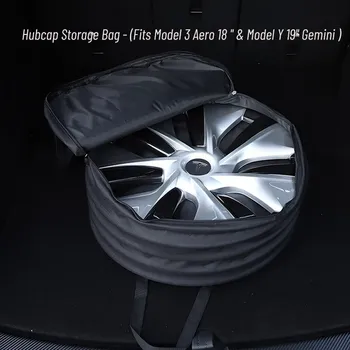 Nové Tesla Hubcaps taška Oxford Koliesko, Kryt Skladovanie Taška Model3 Aero 18
