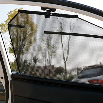 1pcs Auto Okno Tieni Zdvíhateľnej Slnečník s Hákom na Ochranu pred Slnkom Predné Zadné Okno Opony Kryt Univerzálny Odtieň