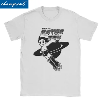 Mighty Atóm Manga, Anime T Shirt pre Mužov, Ženy Čistej Bavlny Vintage T-Shirt Posádky Krku Astro Boy Astroboy Tees Oblečenie Darček