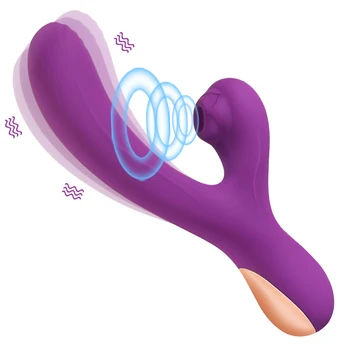 Veľká Veľkosť Bunny Králik Vibrátor Klitoris Bulík Ručné G-bodu a Klitorisu Stimulácia Nepremokavé Dobiť 7 Režim Vibrácie Fialová