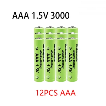 Zbrusu nový AAA batéria 3000mAh 1,5 V alkalické AAA, diaľkové ovládanie hračka nabíjateľná batéria ľahká batéria s vysokou kapacitou dlhú životnosť