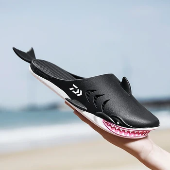Letné Zábavné Osobnosti Shark Pánske Papuče Ženské Nové Kreatívne Rybárske Trend Roztomilý Študent Pár Pláži Rybárske Topánky