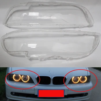 2 ks pre BMW 5-Series E39 2001-2003 Svetlometov Kryt Objektívu Jasné, Vodiča&Spolujazdca