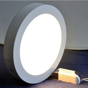 Žiadne Rezanie LED Stropné svietidlo 25 W Povrchovú montáž LED Panel Dole Svetlo s vodičom CE&RoHs DHL/Fedex Doprava Zadarmo