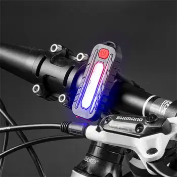Stropné Svetlá Zadné Svetlo Typ-C Nabíjateľná Cyklistické Svetlometu Prilba Svetlo Červené, Modré Blikajúce Výstražné Lampy, Cyklistické Doplnky,