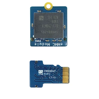 EMMC Modul s Micro-SD-Kompatibilné Zase EMMC Adaptér T2 pre Nanopi K1 K2 M4 NEO4 Príslušenstvo (64GB)