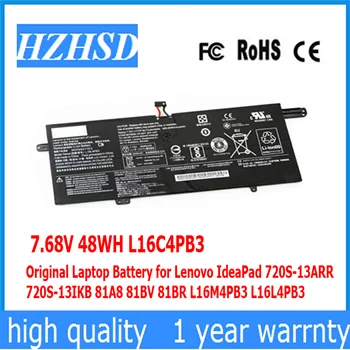 7.68 V 48WH L16C4PB3 Pôvodné Notebook Batérie pre Lenovo IdeaPad 720S-13ARR 720S-13IKB 81A8 81BV 81BR L16M4PB3 L16L4PB3