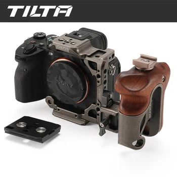 TILTA TA-T18-F-G TiltaGray Fotoaparát Cag Pre SONY A7S3 / A7SIII Chrániť Prípade Strane Rukoväť Ľahký