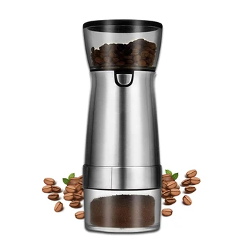 Elektrický Mlynček na Kávu Usb Nabíjateľné z Nehrdzavejúcej Ocele Profesionálne Coffee Bean Mlyn Stroj pre Orechy, Koreniny Obilniny Korenie