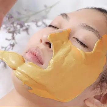 24K GOLD Aktívne Masku na Tvár Prášok na Leštenie DIY SPA Anti Aging Ošetrenie Vrások Hydratačné Pleťové Masky Zlatú Masku na Tvár