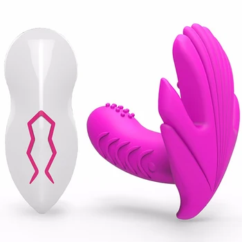 2017 USB Nabíjanie Diaľkové Motýľ Vibrátor Ženská Masturbácia, dobre sa nosí Nohavičky Vibrátor Dospelých, Erotické, Sexuálne Produkty pre Ženy, O3