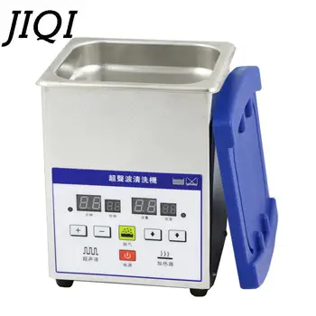 JIQI Elektrické Ultrazvukový Čistič 2L Nehrdzavejúcej Ocele Ultrazvukový Čistič Vaňa Digitálny Ultrazvuk Vlna na Čistenie Nádrže 110V/220V
