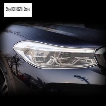 Pre BMW Radu 6 6GT G32 2018-2021 Auto Svetlometu Ochranný Film Predné Svetlo Anti-scratch Kryt TPU Transperent Príslušenstvo