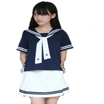 nový japonský školy námorník jednotné módne školy triedy navy námorník školské uniformy pre cosplay dievčatá oblek