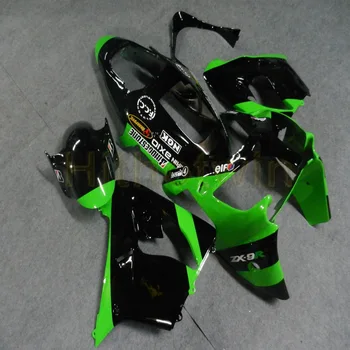Vlastný motocykel kryt pre ZX-9R 2002 2003 ZX9R 02-03+Zadarmo skrutky+zelená čierna ABS Horské M2
